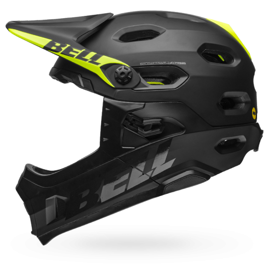 BELL SUPER DH SPHERICAL MIPS Matte Gloss Black